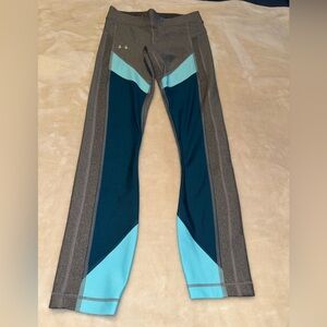 Under Armour Gray and Blue Athletic Leggings